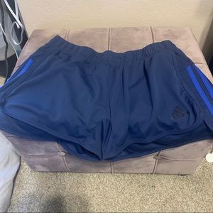 Navy Adidas shorts